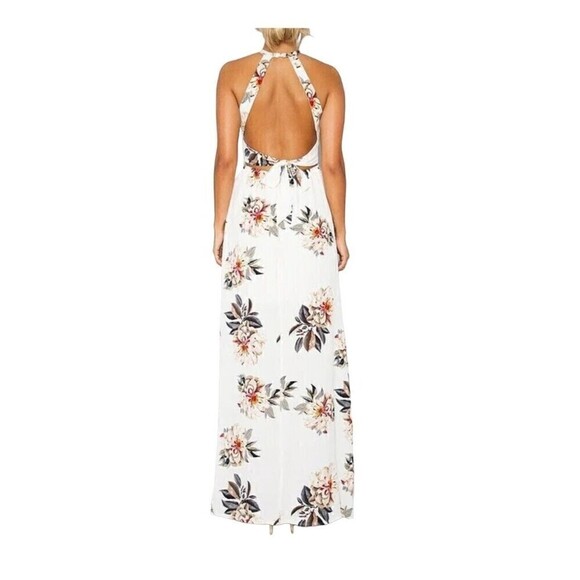 Zesica Boutique Floral Halter Maxi Size Large NWT - Picture 2 of 12